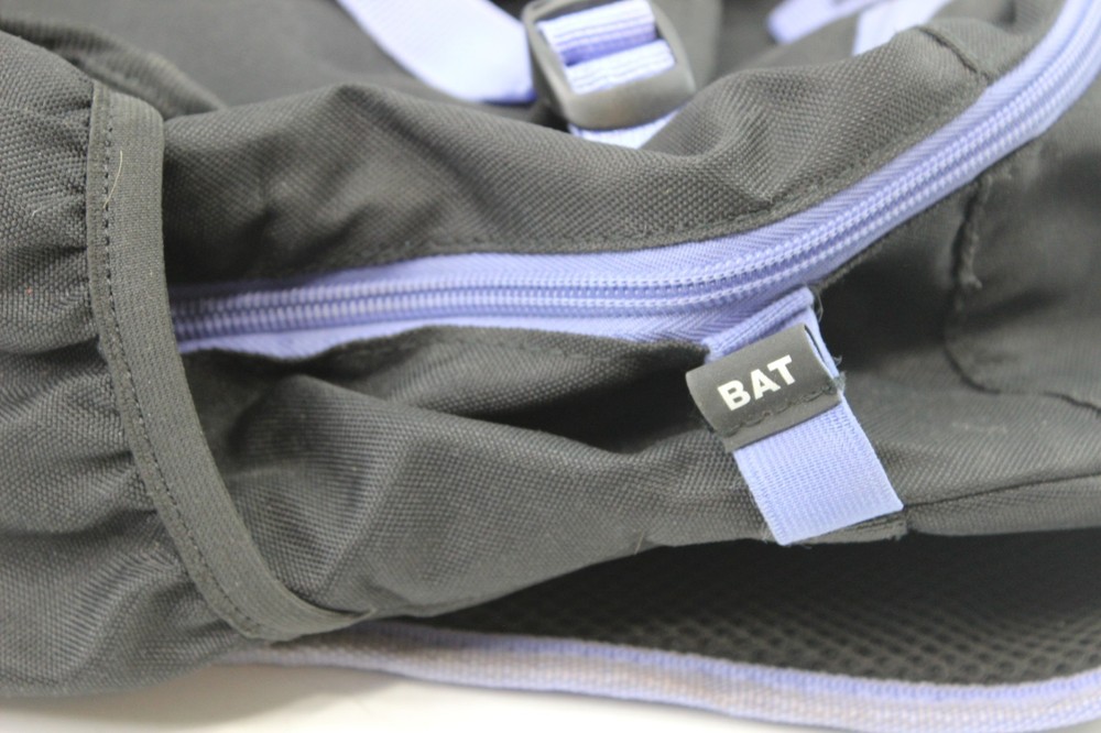 Baseball/Softball Player Backpack Black/Purple