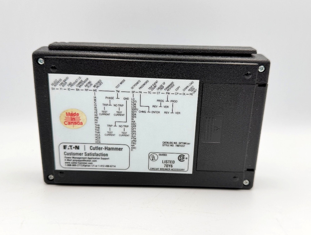 Cutler-Hammer 7801C57G05 Digitrip OPTIMizer Handheld Programmer