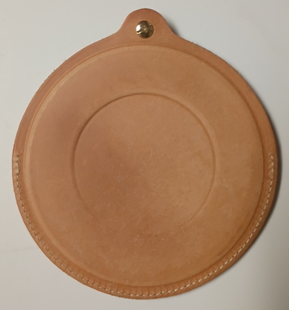 Makers Cabinet Leather Iris Sheath - 5" Diameter
