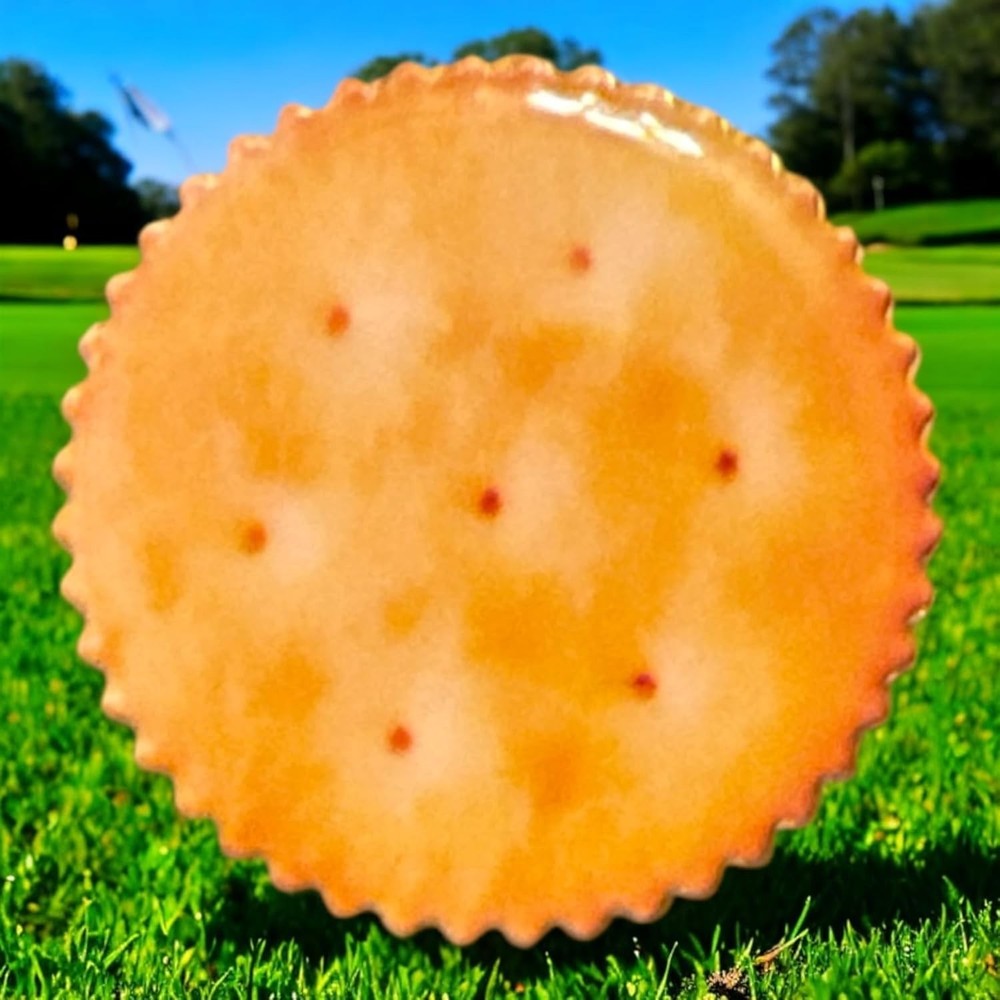 Cracker Golf Ball Marker – Premium Gold-Plated Accessory | Multi-Colored