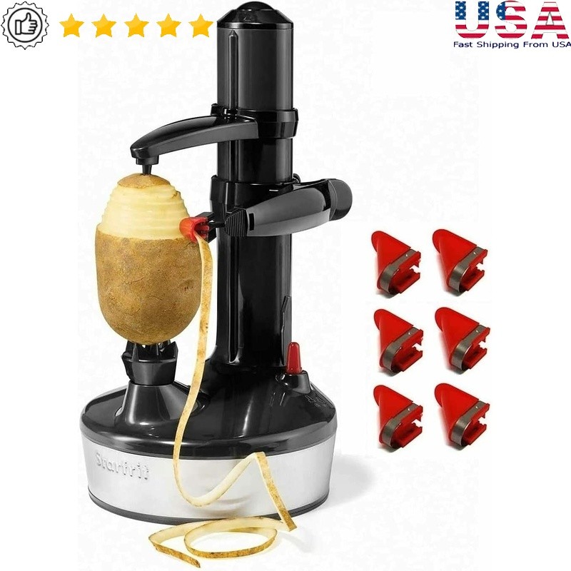 Electric Rotato Express 2.0 Fruit Vegetable Peeler Replacement Blades Adapter US