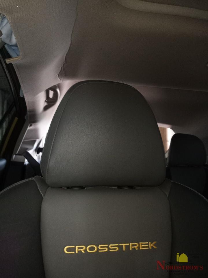HEADREST 2022 CROSSTREK Black Vinyl