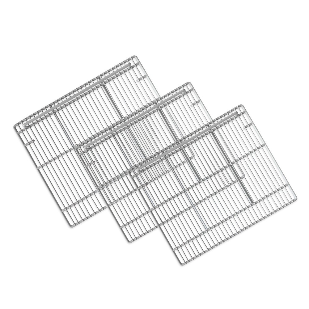 Replacement type three-piece shelf for commercial Freezer and Refrigerator