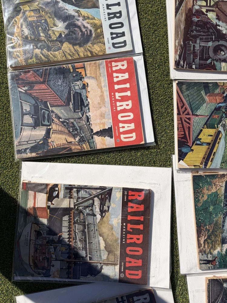 Railroad Magazines 1949 Full Set