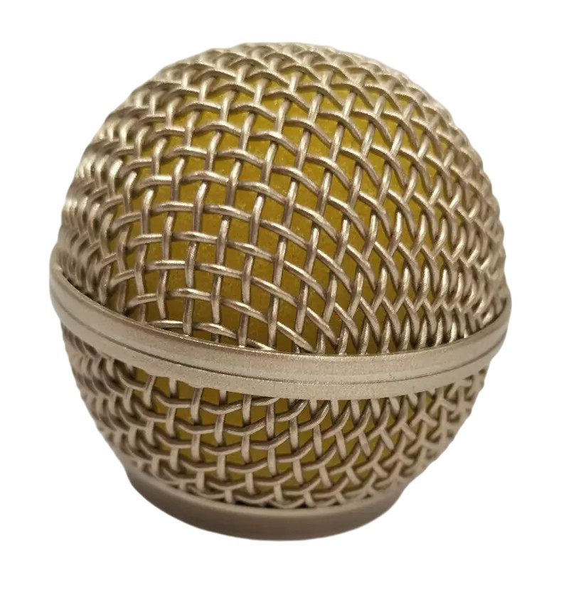 Shure SM58 Beta58 Compatible Microphone Replacement Headphone Gold