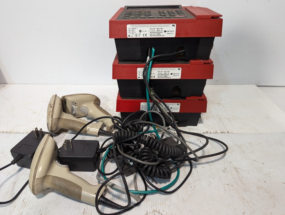 Kronos 480F Ethernet Time Clock, only two come with power cords