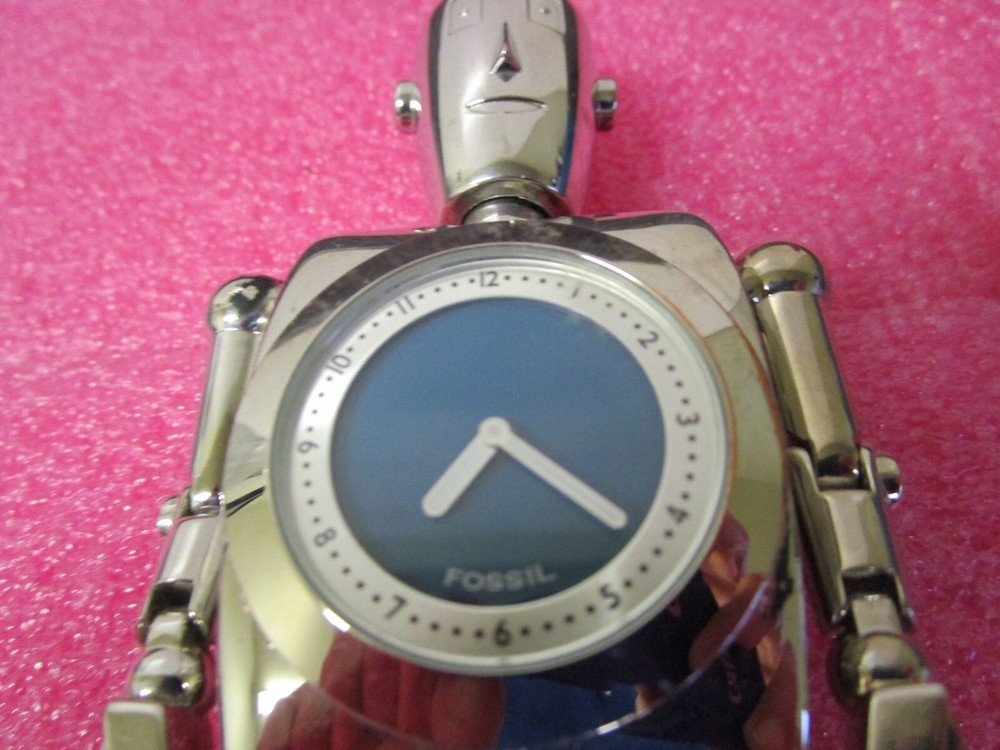 Fossil Stan BIG TIC Robot Man Clock