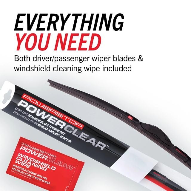 Honda CRV Windshield Wiper Blade Set 20" + 19" JHook Replacement