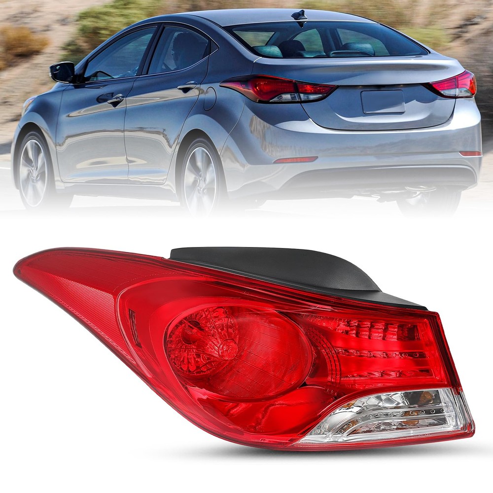 Tail Light Assembly for 2011-2013 Elantra Left Side