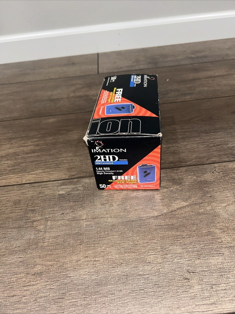 New Imation 2HD IBM Formatted Diskettes 47-Pack Open Box