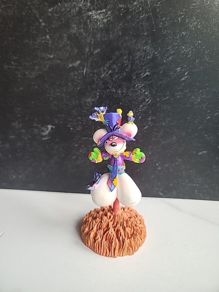 Vintage Scarecrow Mouse Figurine