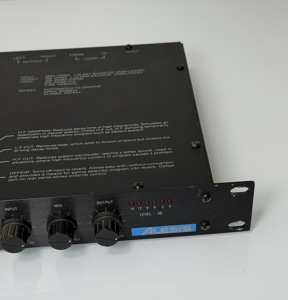 Vintage Alesis XT Digital Reverb