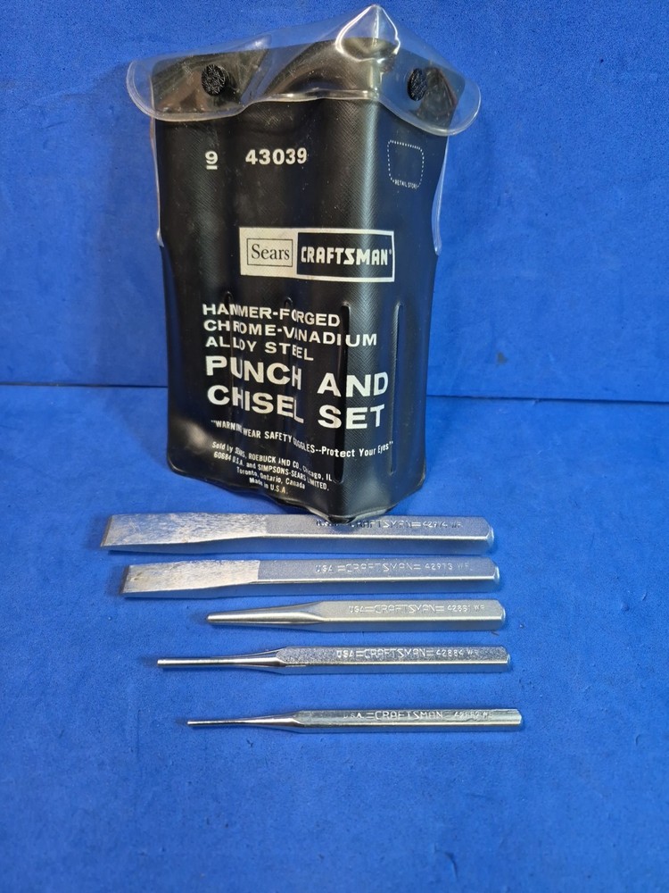 Craftsman 43039 Punch And Chisel Set