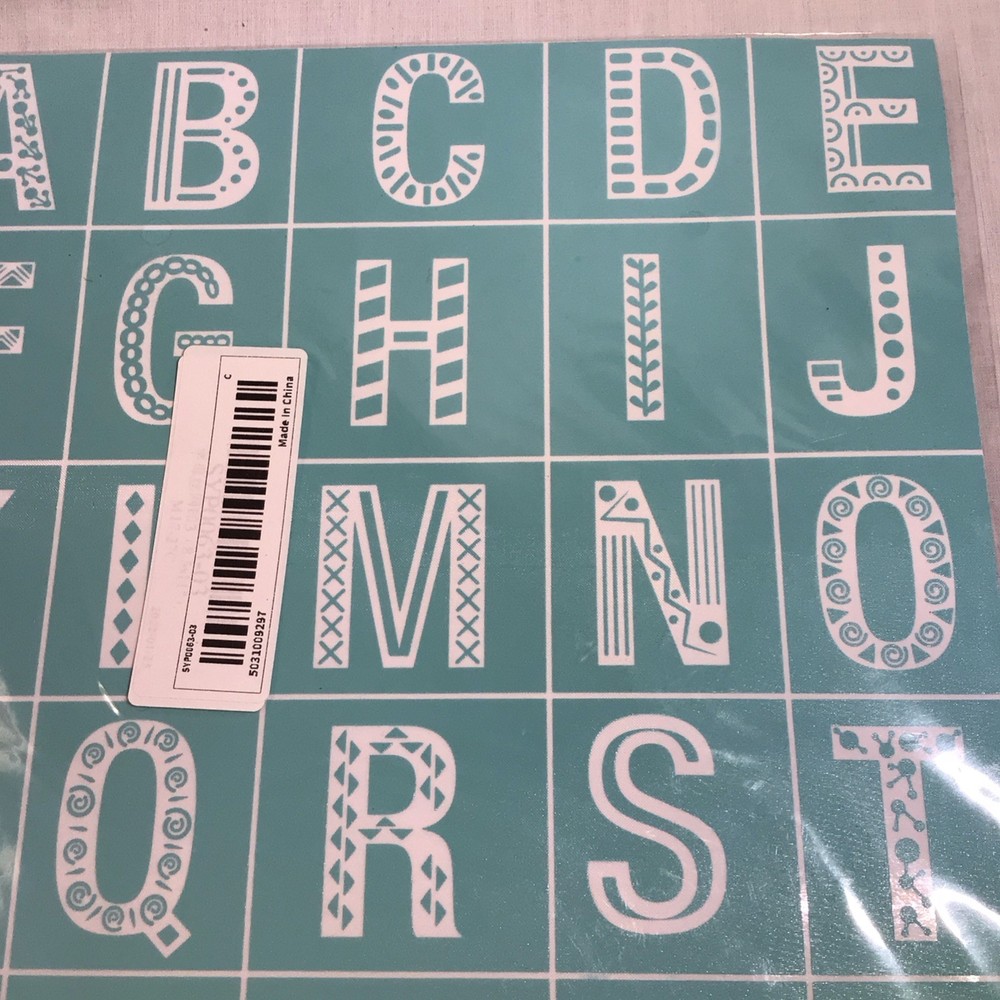 Chalk Transfers 4 Different Alphabets