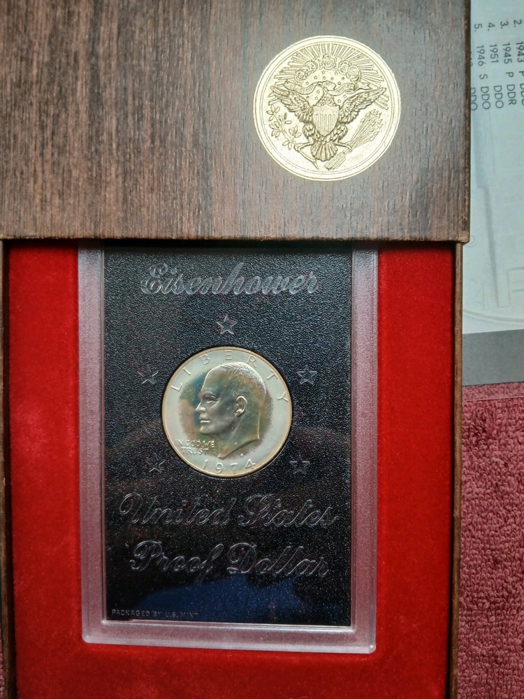 1974 S $1 Eisenhower Silver Proof One Dollar UNCIRCULATED
