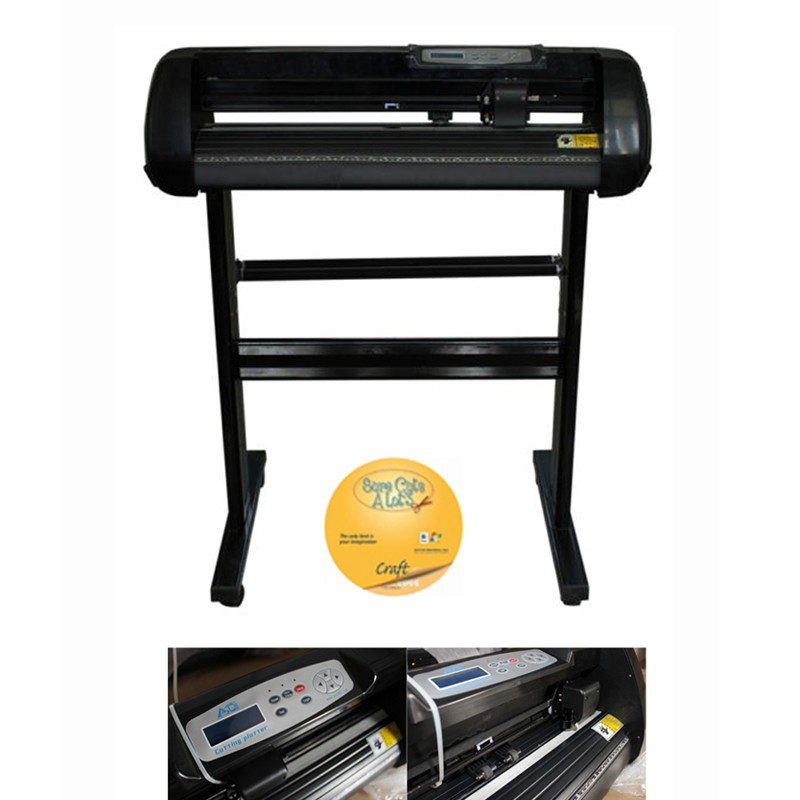 24inch Cutting Plotter Engraving Machine Craftedge Software Cutting Force 500g