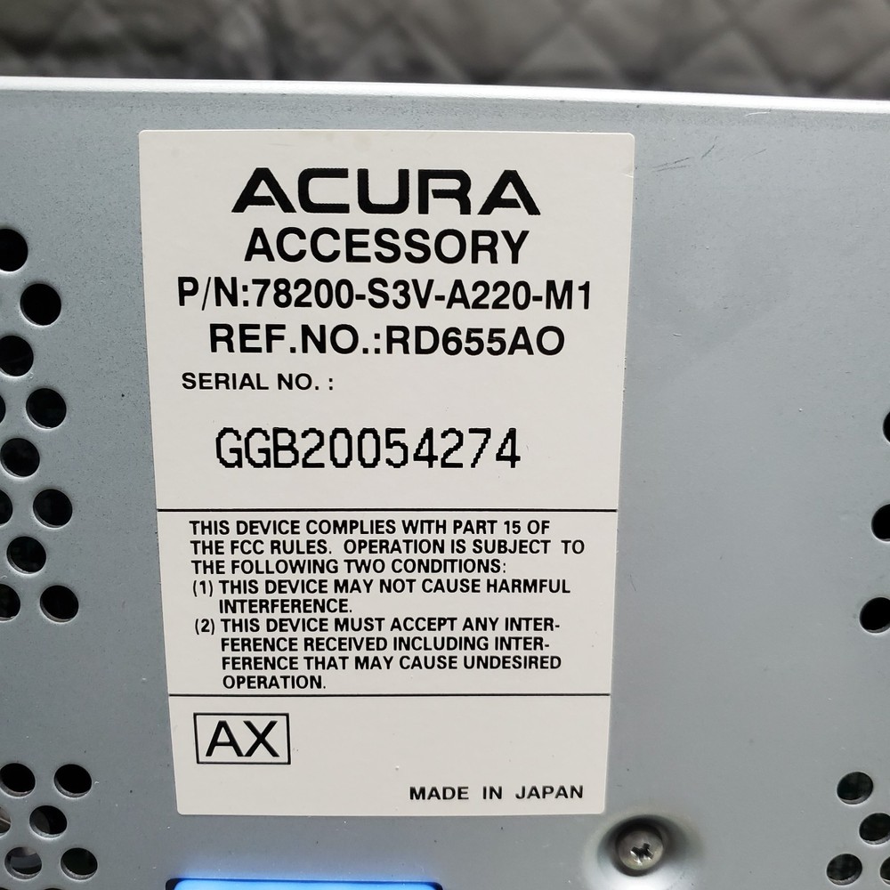 2005-2006 Acura MDX Trip Computer OEM Display Screen Dash Navigation TV Video