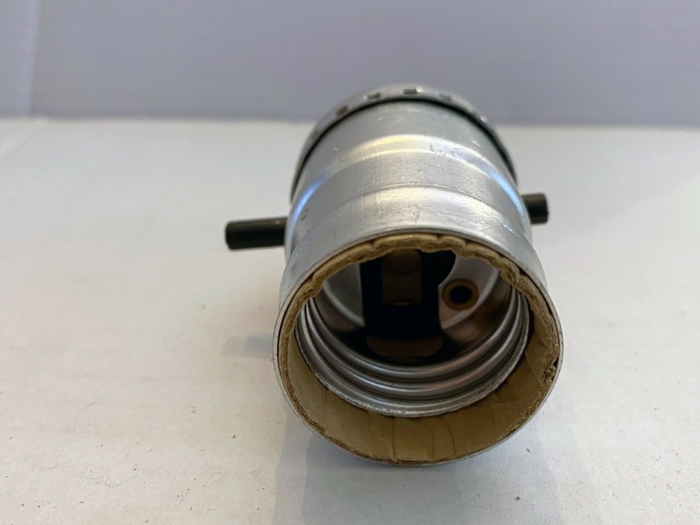 NEW NICKEL PLATE PUSH THRU SOCKET + SHELL + CAP + INSULATOR