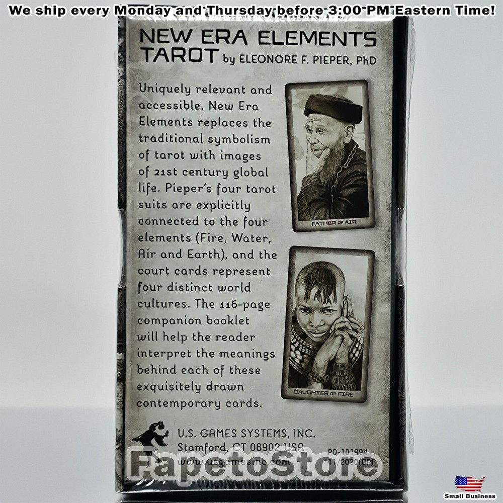 U.S. Games Systems - New Era Elements Tarot, Oracle Deck and Guide Set