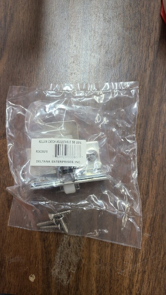 Deltana RCA336U15 Adjustable Roller Catch and Latches Solid Brass Satin Nickel