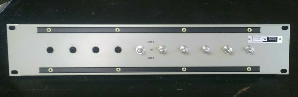 Webster WSC 511 Intercom Public Address Channel Pgm Switch Panel School Console