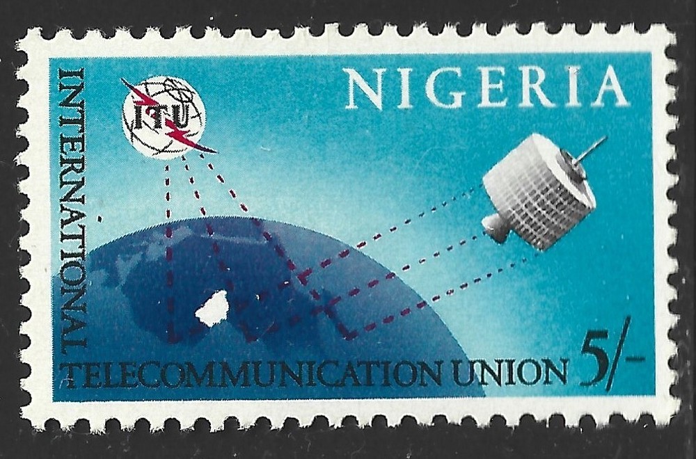 Nigeria, Scott #177, 5sh ITU Issue, MLH