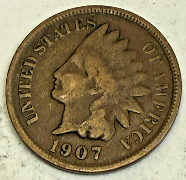 1907 Indian Head Penny