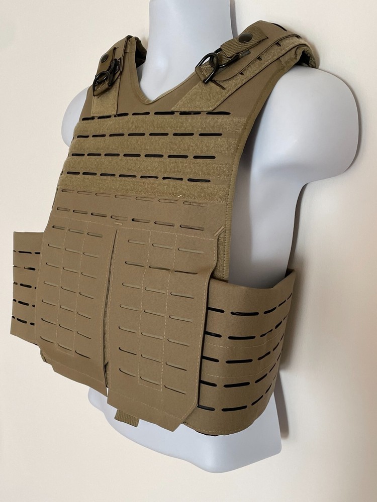 PROTECH Tactical Plate Rack Carrier AWS VCS 10X12 X-Large Tan Webless