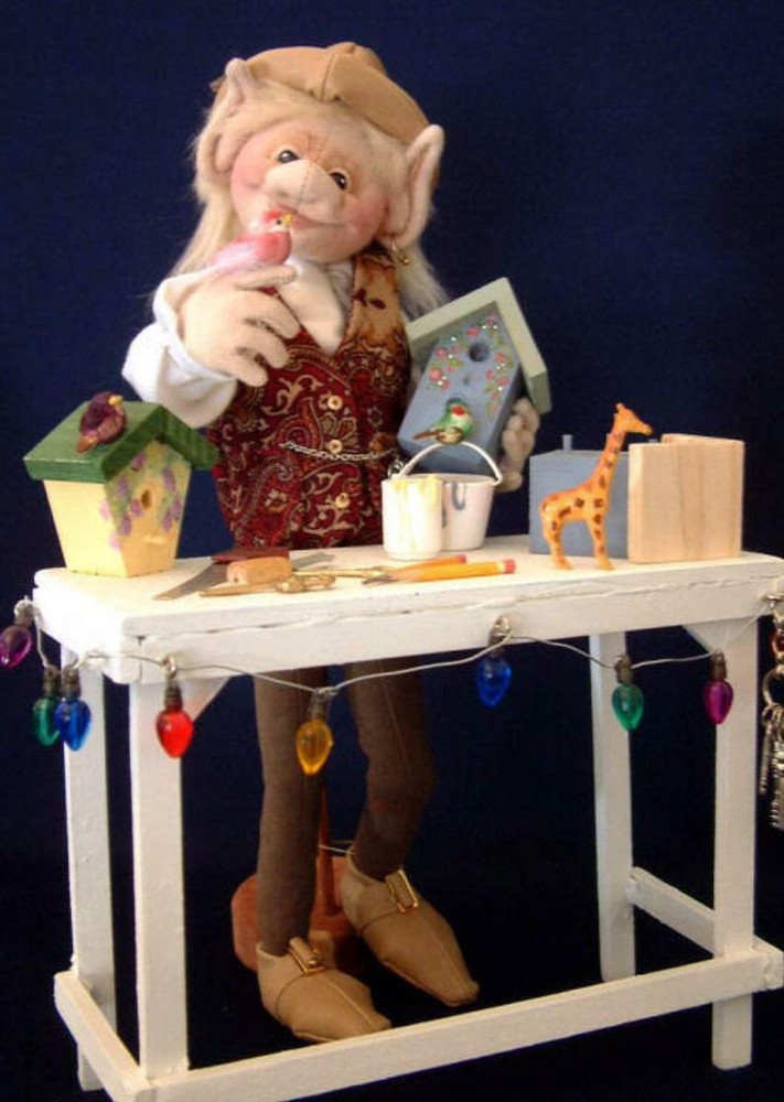 Cloth Art Doll Pattern "Shae Elf" By Shelley Hawkey