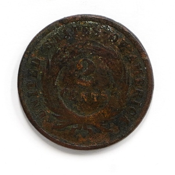 1865 Two Cent Piece