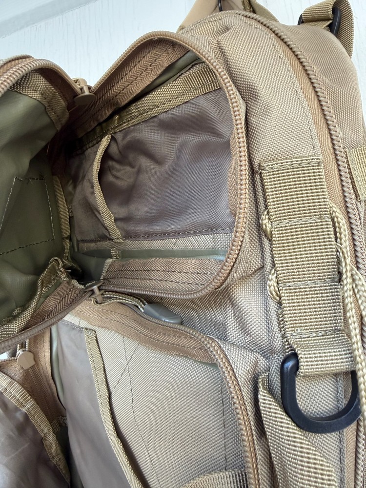 Smith And Wesson-Tactical Sling Pack, Backpack Bag, Tan Condor