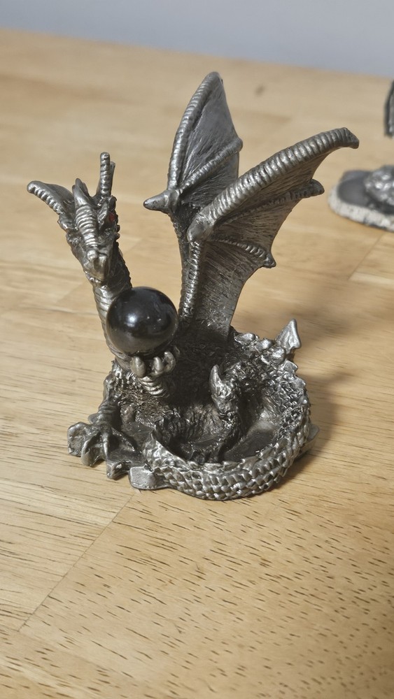 Vintage 3pic Dragons Statue