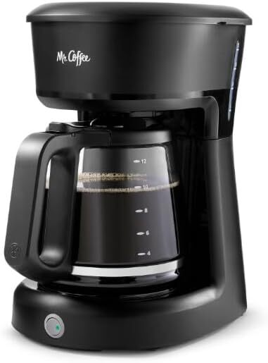 Mr. Coffee Easy On/Off 12-Cup Coffee Maker Switch Pour Grab-a-Cup Auto Pause