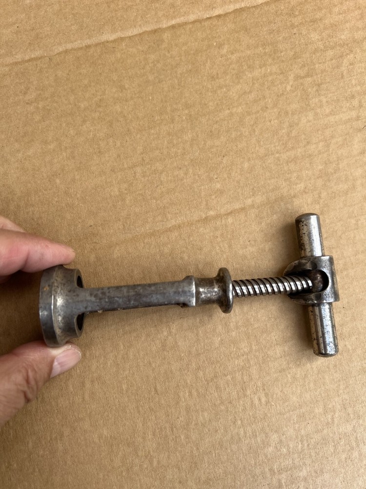 Very Rare Antique Metal Corkscrew--Pull Cap