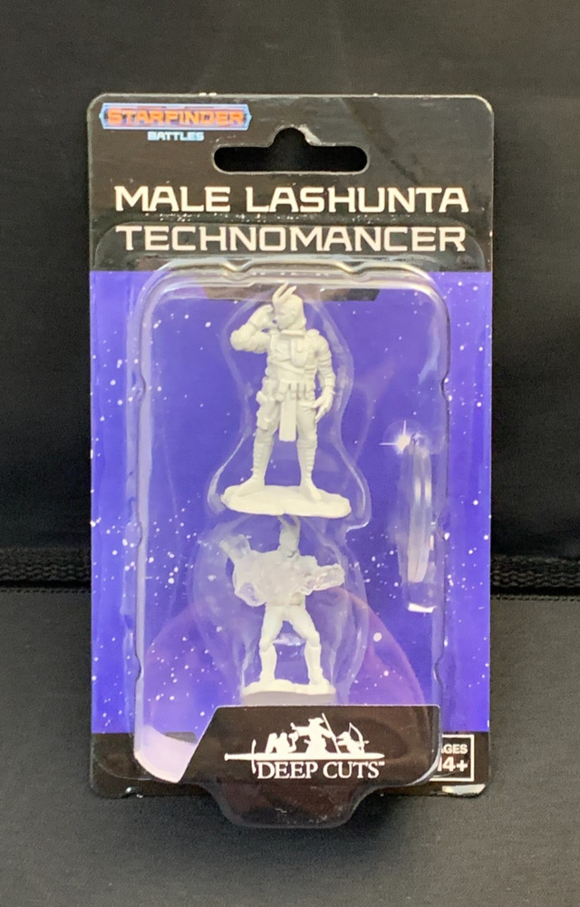 Starfinder Battles - Male Lashunta Technomancer - Deep Cuts Miniature