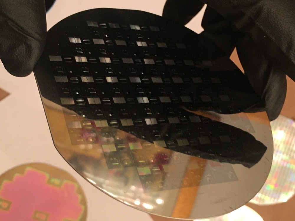 4" Unknown SIL1 Silicon Wafer 1980s Extremely Rare Vintage CPU Chip