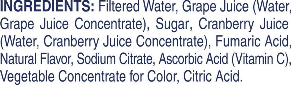 Cran-Grape Cranberry Grape Juice Drinks, 10 Fl Oz Bottles, 6 Count