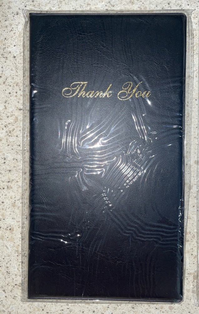 NEW True Craftware 2 Pack Check Presenters - 10x5.5 Restaurant Bill Holder