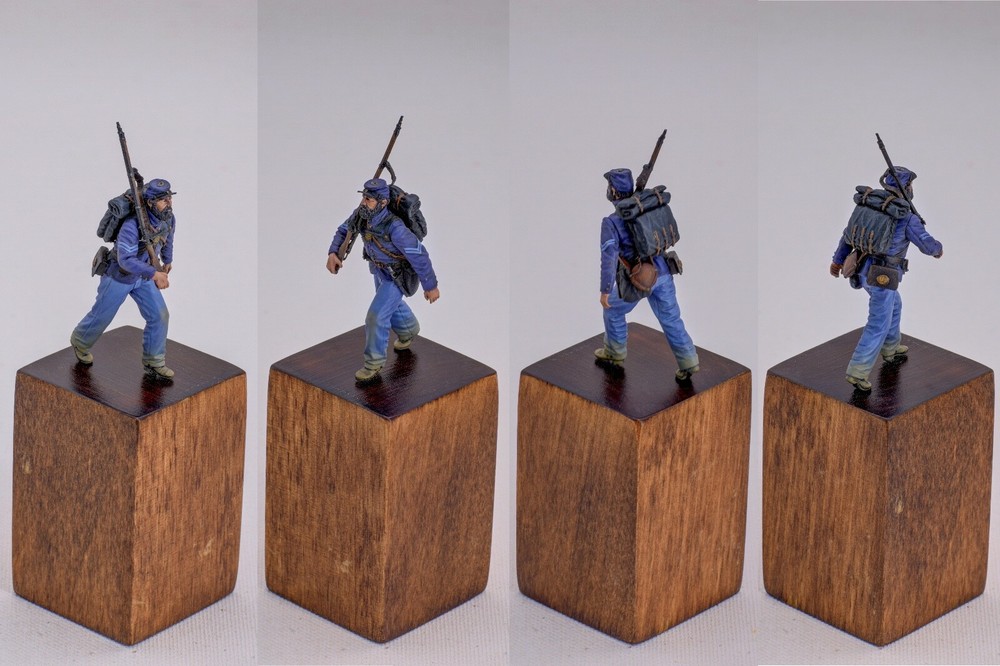 American Civil War wargame miniature modeling Confederate