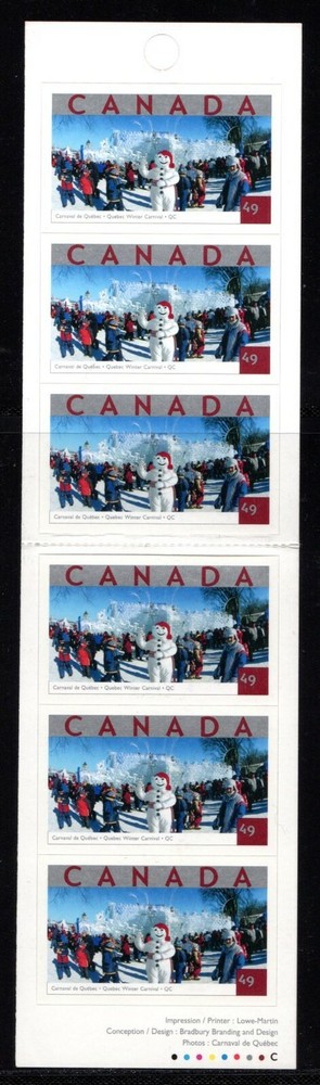 CANADA - MINT BOOKLET - VFNH - UNITRADE - BK285 (2019) - QUEBEC WINTER CARNIVAL