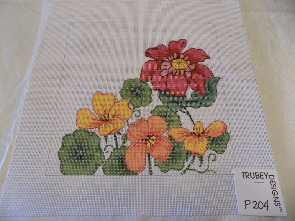 HAND PAINTED FLORAL BY TRUBEY