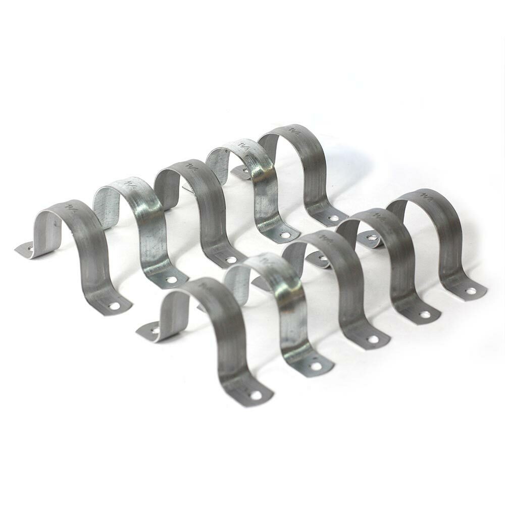 Thrifco 1-1/4 Inch Galvanized Pipe Strap -10/bag - 5244256