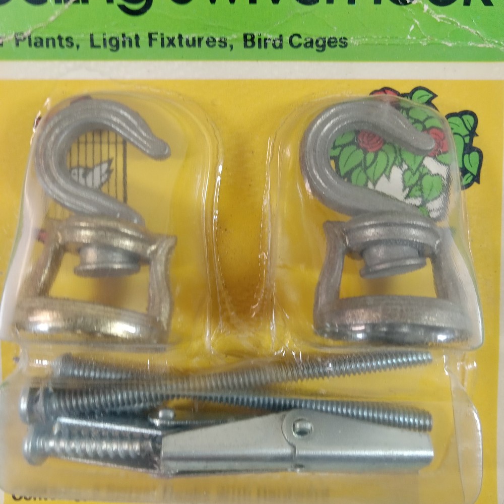 Vintage Designer Series Ceiling Swivel Hook Kit 2-Pack with Hardware CH-100