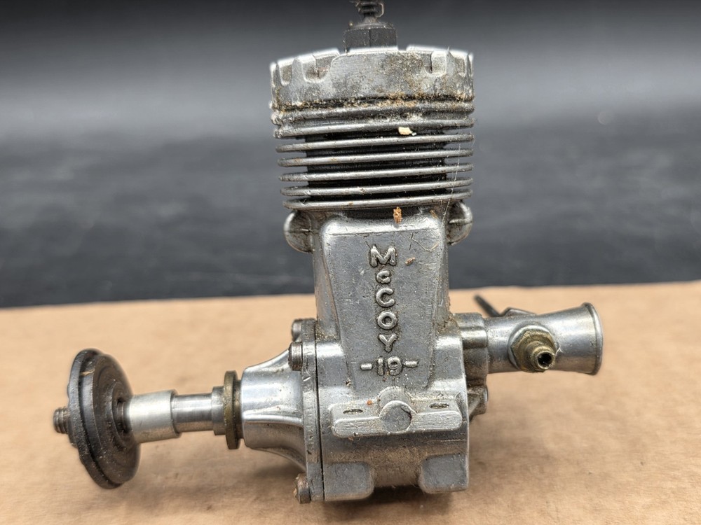 Vintage 1948 McCoy .19 Motor Plane Engine Control Line Free Flight Airplane