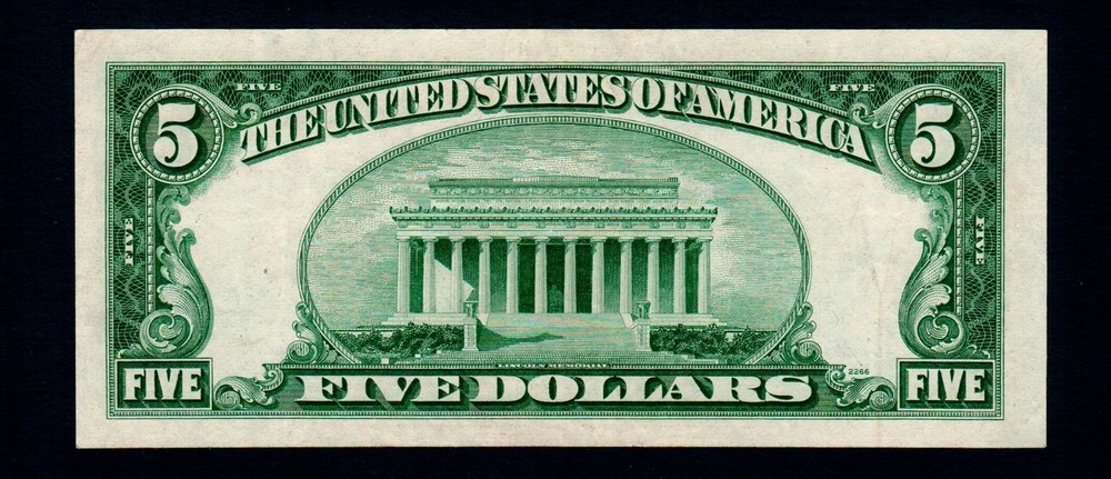 $5 1953-A Red Seal United States Note Uncirculated (#218)