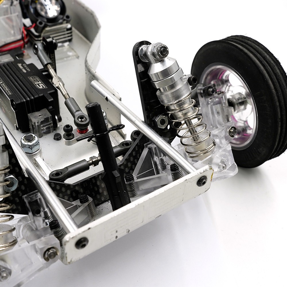Yeah Racing Team Associated RC10 Carbon Front & Rear Shock Tower Set TARC-007BK