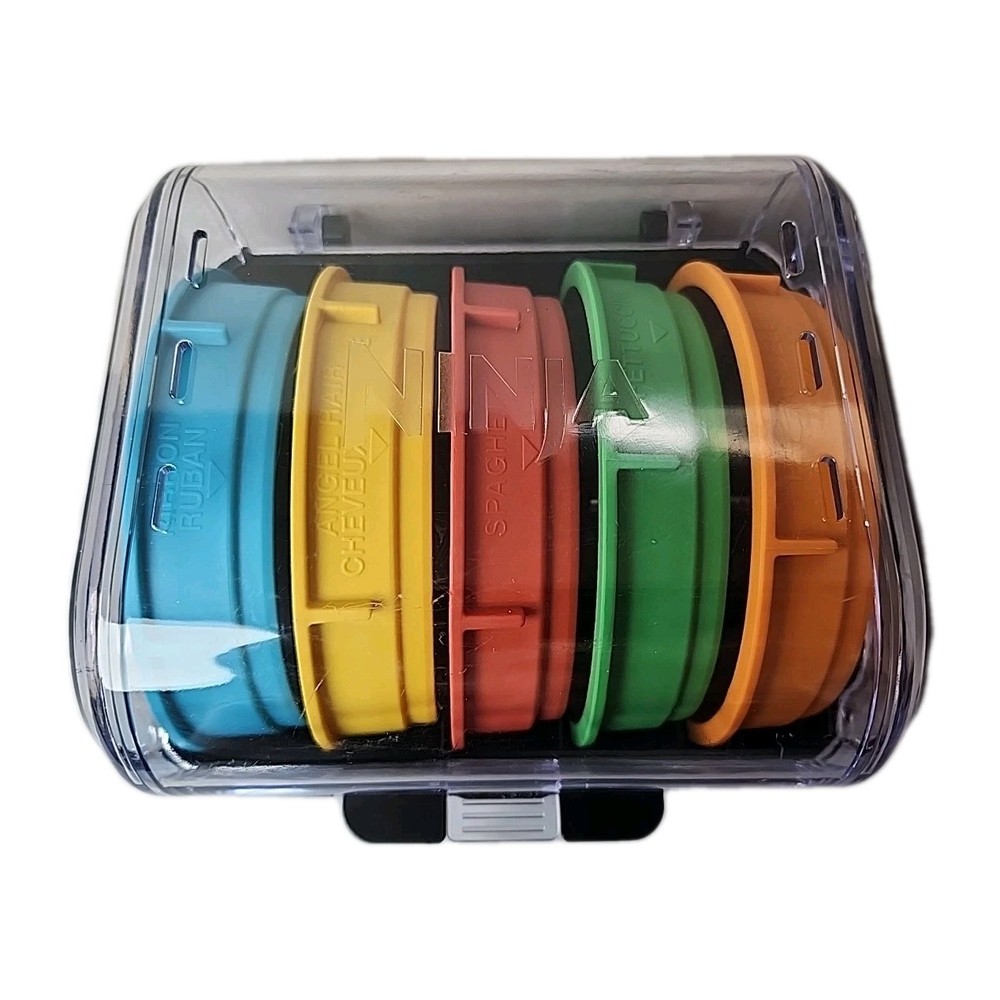 Ninja Foodi Precision Processor Auto Spiralizer Food Processor Pasta 5 Disc Set