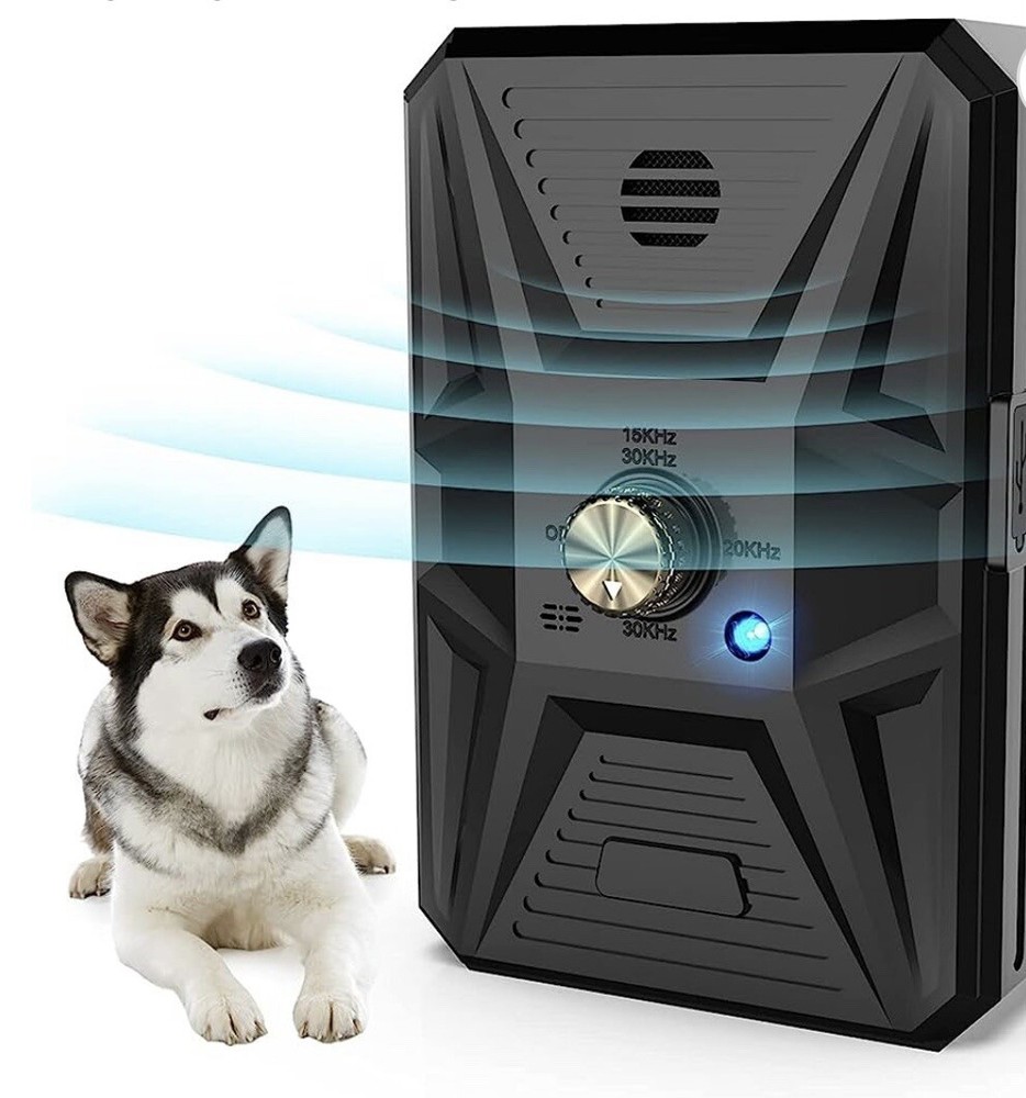 Dog Barking Control Devices 3 Frequency Anti Barking Device 33Ft Ultrasonic D...