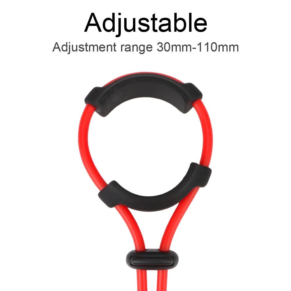 Ball Stretcher Enhancer Squeeze Scrotum Testicle Silicone Ring Delay Ejaculation