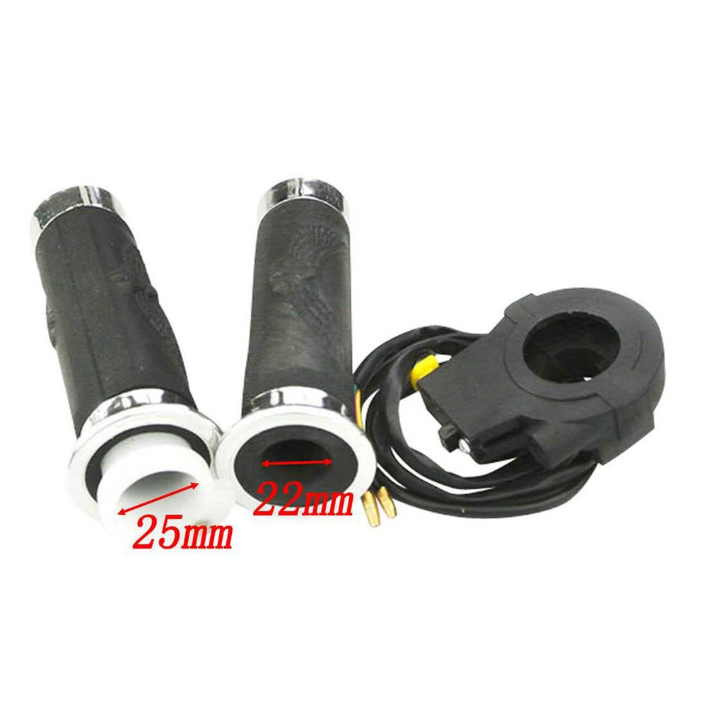 Handlebar Throttle Grips W/ Kill Switch for 49cc 66cc 80cc Motorized Bicycle